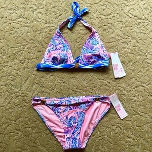 LILLY PULITZER Bikini Coastal Blue Maybe Gator 4